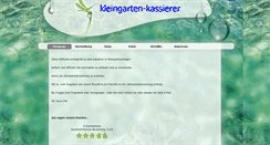 Desktop Screenshot of kleingarten-kassierer.de