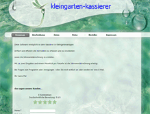 Tablet Screenshot of kleingarten-kassierer.de